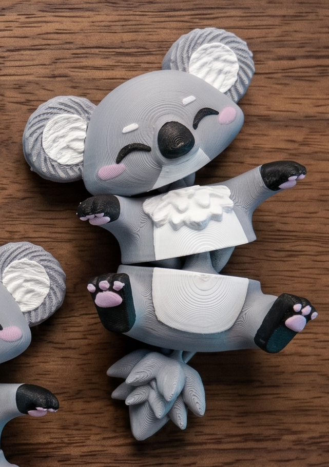 Schlüsselanhänger / Magnet / Ruhestifter "Schlabbi" - Koala