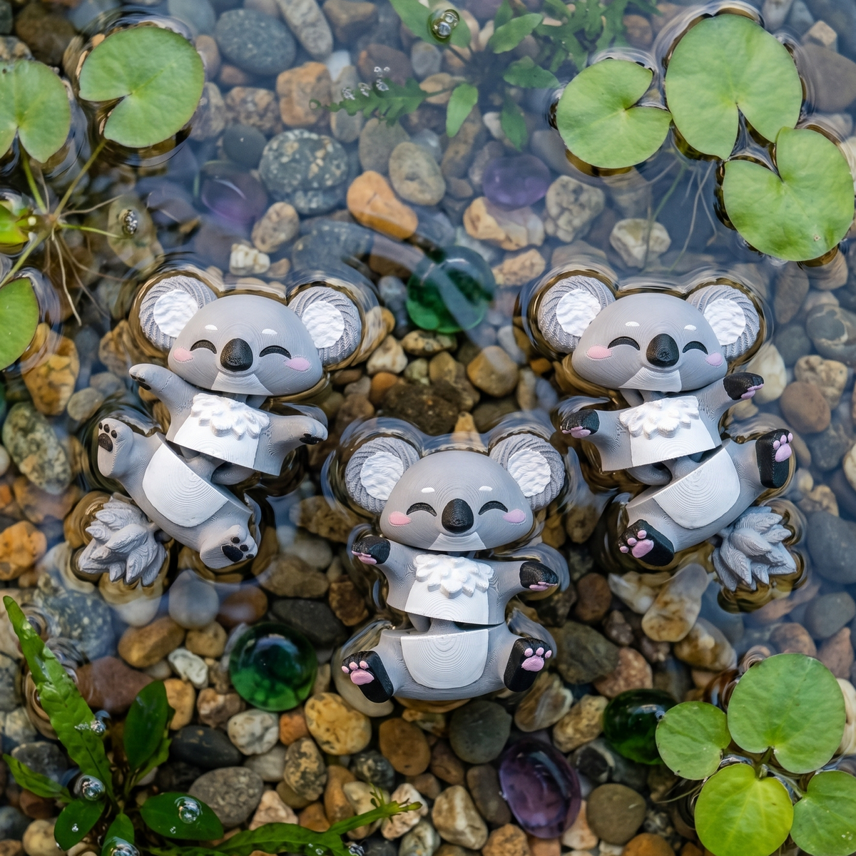 Schlüsselanhänger / Magnet / Ruhestifter "Schlabbi" - Koala