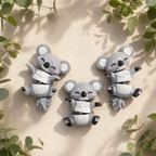 Schlüsselanhänger / Magnet / Ruhestifter "Schlabbi" - Koala