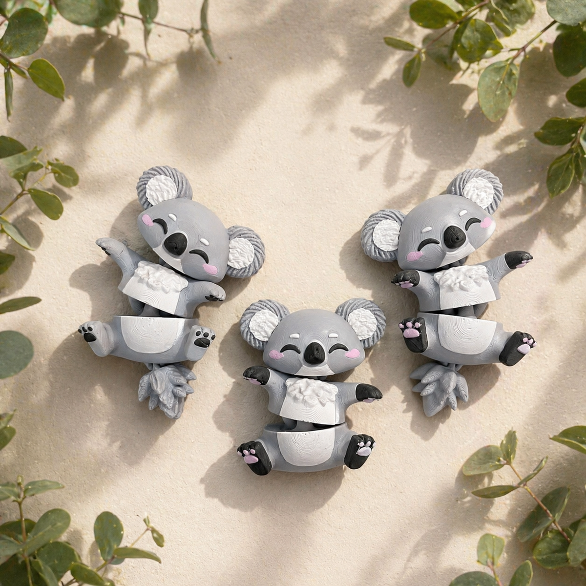 Schlüsselanhänger / Magnet / Ruhestifter "Schlabbi" - Koala