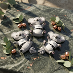 Schlüsselanhänger / Magnet / Ruhestifter "Schlabbi" - Koala