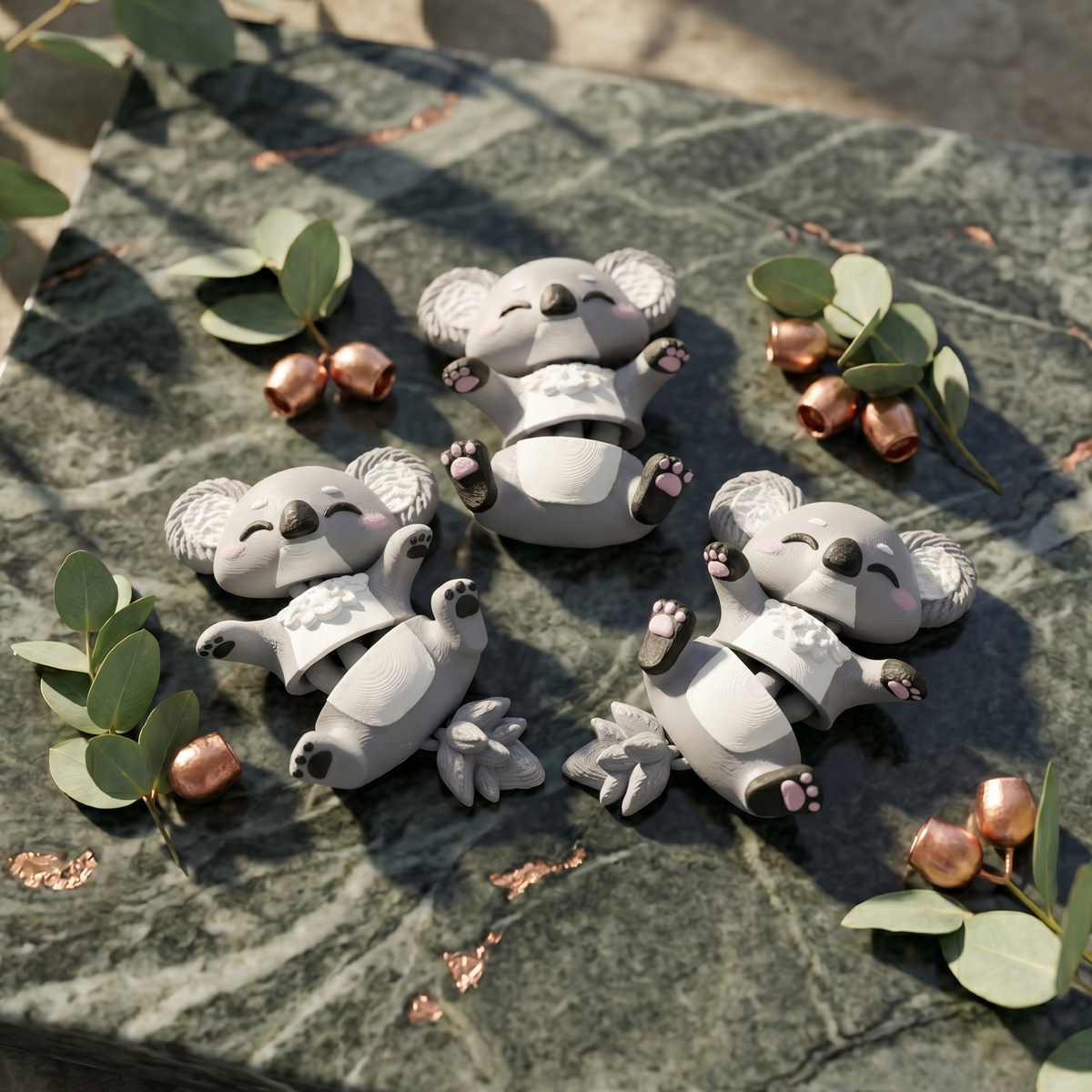 Schlüsselanhänger / Magnet / Ruhestifter "Schlabbi" - Koala