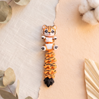 Schlüsselanhänger / Magnet / Ruhestifter "Schlabbi" - Tiger