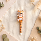 Schlüsselanhänger / Magnet / Ruhestifter "Schlabbi" - Tiger