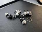 Schlüsselanhänger / Magnet / Ruhestifter "Schlabbi" - Waschbär