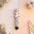 Schlüsselanhänger / Magnet / Ruhestifter "Schlabbi" - Tiger