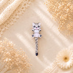 Schlüsselanhänger / Magnet / Ruhestifter "Schlabbi" - Tiger