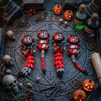 Schlüsselanhänger / Magnet / Ruhestifter "Schlabbi" - Halloween Löwe