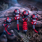 Schlüsselanhänger / Magnet / Ruhestifter "Schlabbi" - Halloween Löwe