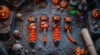 Schlüsselanhänger / Magnet / Ruhestifter "Schlabbi" - Halloween Löwe